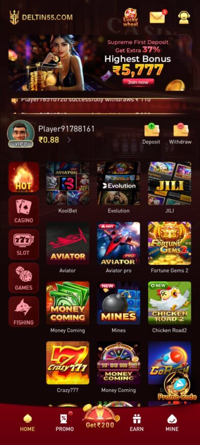 Deltin55 Game App Download for Android